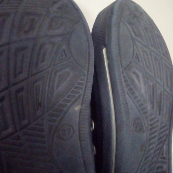 Blue Sneakers with White Laces Size 10 - Picture 6 of 7